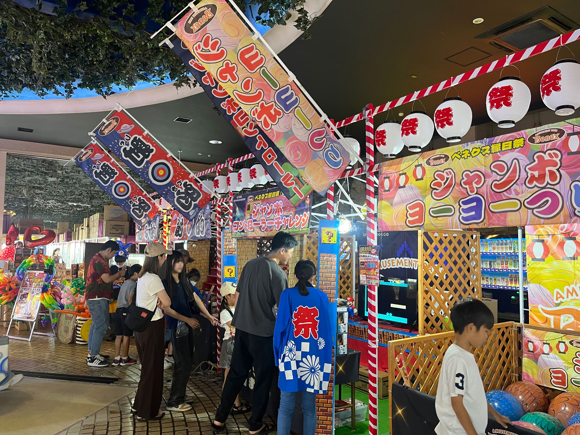 イベント＆バルーン装飾レポート【夏休みまるっと1か月縁日イベント開催✨】