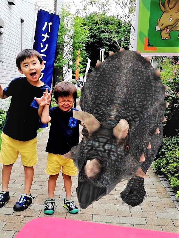 AR恐竜フォト