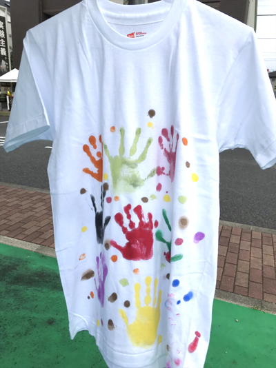 フィンガーペイントでtシャツをつくろう Blog