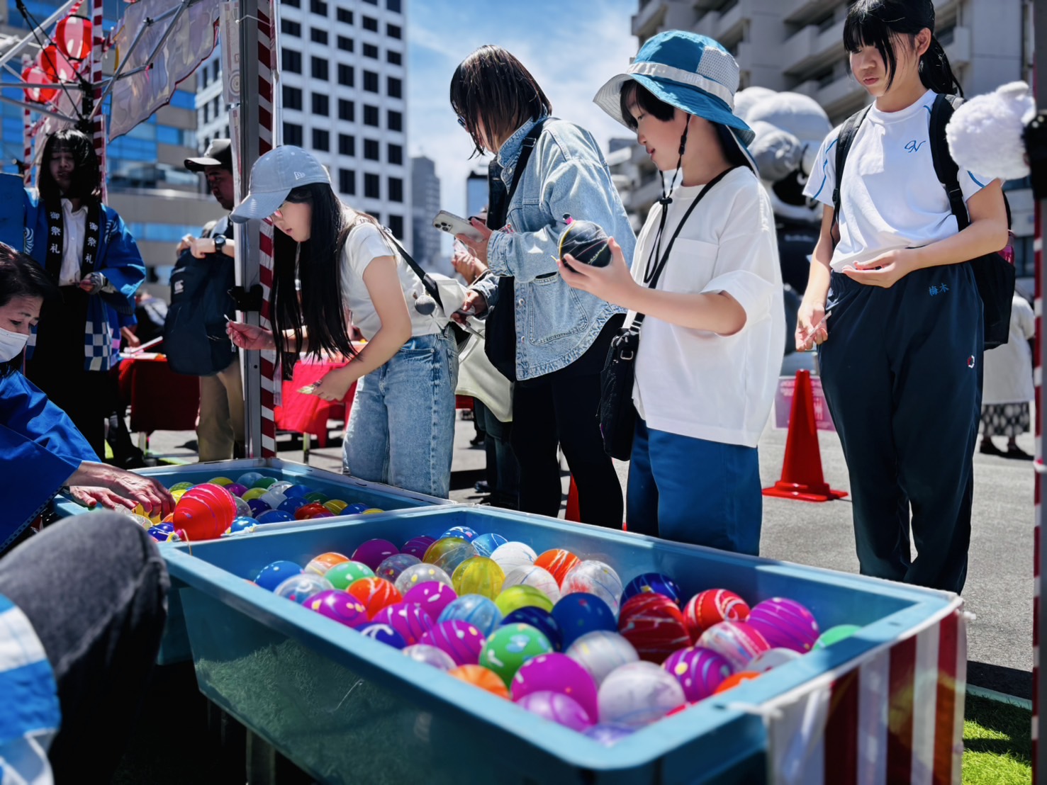 ラグビー場縁日イベント