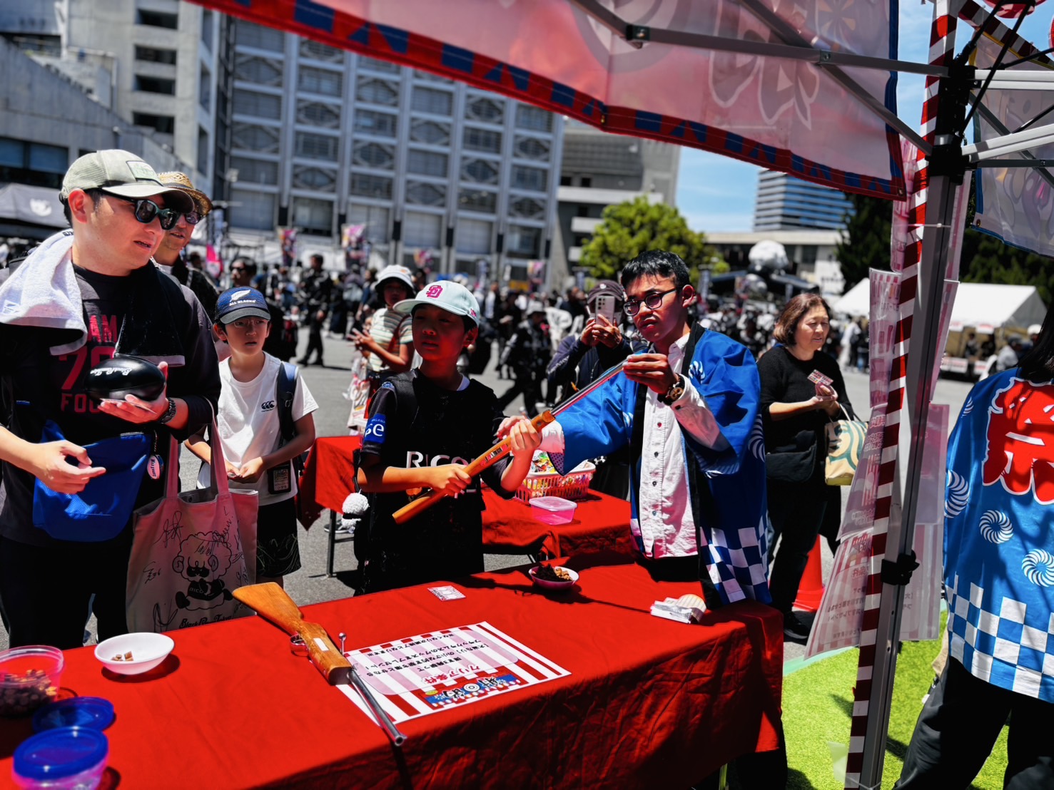 ラグビー場縁日イベント