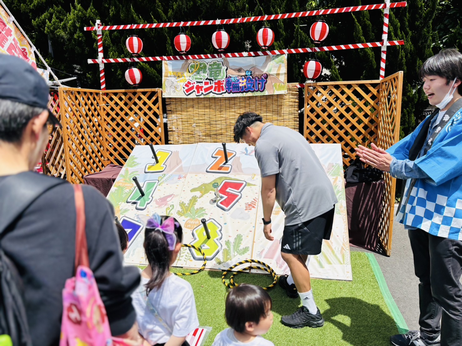 ラグビー場縁日イベント