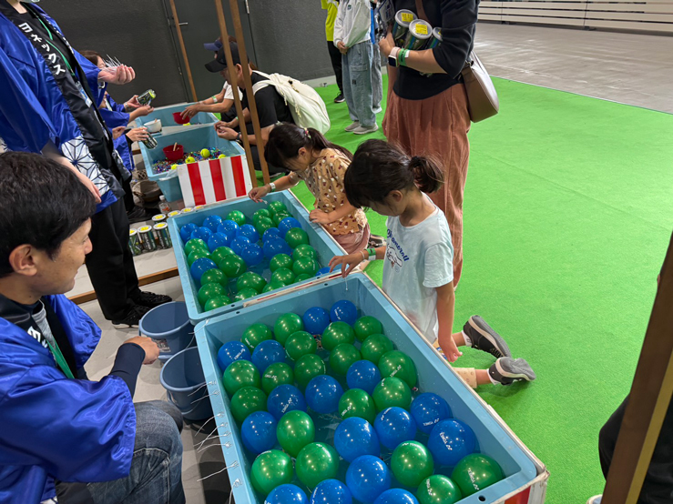 テニス縁日ヨーヨー釣り